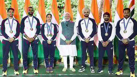 2036-ல் ஒலிம்பிக்கை நடத்துவது இந்தியாவின் கனவு: பிரதமர் நரேந்திர மோடி பேச்சு