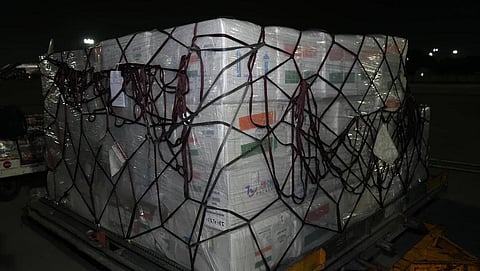 சிரியாவுக்கு 1,400 கிலோ புற்றுநோய் எதிர்ப்பு மருந்து: இந்தியா மனிதாபிமான உதவி