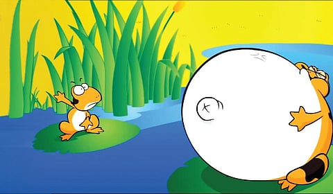 கதை - “எங்க அம்மாவுக்குத்தான் பெரிய வயிறு!”