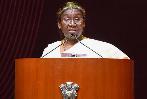 குடியரசுத் தலைவர் திரவுபதி முர்மு | கோப்புப் படம்