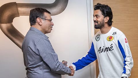 சஞ்சீவ் கோயங்கா மற்றும் கே.எல்.ராகுல்