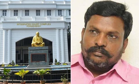 பிடிவாரன்ட்: புதுச்சேரி நீதிமன்றத்தில் விசிக தலைவர் திருமாவளவன் ஆஜர்