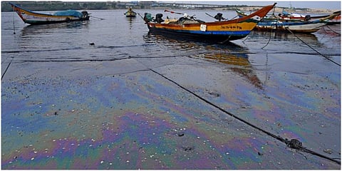 எண்ணூர் எண்ணெய் கசிவு தொடர்பாக அபராத தொகை கணக்கிடப்படுவதாக மாசுக் கட்டுப்பாட்டு வாரியம் தகவல்
