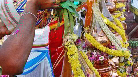 மன்னேரி அம்மன் கோயில் குடமுழுக்கு விழா: திரளான பக்தர்கள் பங்கேற்பு