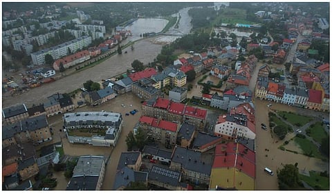 வெள்ளக்காடான மத்திய ஐரோப்பிய நாடுகள்