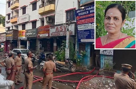 மதுரை தீ விபத்தில் காயமடைந்த விடுதி காப்பாளரும் உயிரிழப்பு - பலி 3 ஆனது