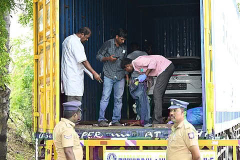ஏடிஎம் கொள்ளை வழக்கில் கைதான இர்பான், சவுக்கீன் கான், முகமது இக்ரம், சபீர், முபாரக்.