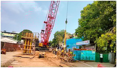 மெட்ரோ ரயில் சுரங்கப்பாதை பணி தீவிரம்