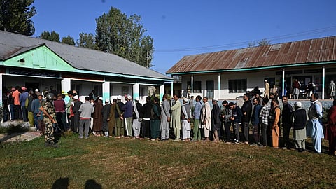 ஜம்மு காஷ்மீர் தேர்தல்: காலை 9 மணி நிலவரப்படி 11.6% வாக்குகள் பதிவு