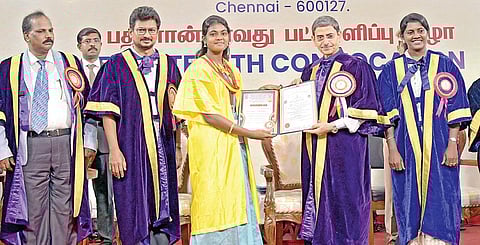 விளையாட்டு பல்கலை. 14-வது பட்டமளிப்பு விழா: 3,638 மாணவர்களுக்கு பட்டம்