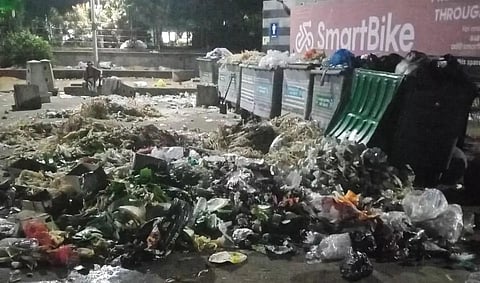 விமானப் படையின் வான் சாகச நிகழ்ச்சிக்கு பின் மெரினாவில் 18.5 டன் குப்பை அகற்றம்