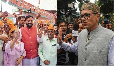 ஹரியானாவில் ஹாட்ரிக் வெற்றியுடன் பாஜக ஆட்சி; ஜம்மு காஷ்மீர் முதல்வர் ஆகிறார் உமர் அப்துல்லா!