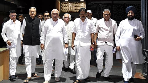 தேர்தல் ஆணைய அதிகாரிகளுடன் காங்கிரஸ் குழுவினர் சந்திப்பு: ஹரியானா பேரவைத் தேர்தல் முடிவு தொடர்பாக புகார்