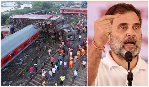‘இன்னும் எத்தனை குடும்பங்கள் அழிய வேண்டும்?’ - ரயில் விபத்தை சுட்டிக்காட்டி ராகுல் காந்தி கேள்வி