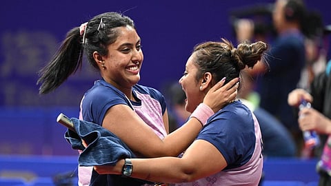 ஆசிய டேபிள் டென்னிஸ்: அய்ஹிகா ஜோடிக்கு பதக்கம் உறுதி