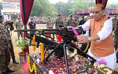 இந்தியாவுக்கு அச்சுறுத்தல் விடுக்கப்பட்டால் நடவடிக்கை எடுக்க தயங்க மாட்டோம்: அமைச்சர் ராஜ்நாத் சிங் உறுதி