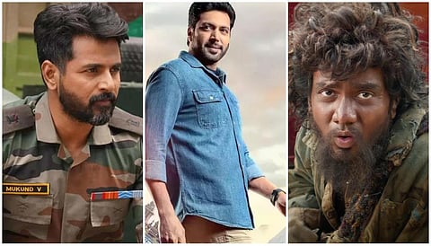 அமரன் Vs பிரதர் Vs ப்ளடி பெக்கர் - தீபாவளி ரேஸில் முன்பதிவு எப்படி?