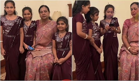 விஜயகாந்த் படப் பாடல் பாடிய சிறுமிகள் - கண்ணீர் விட்டு அழுத பிரேமலதா!