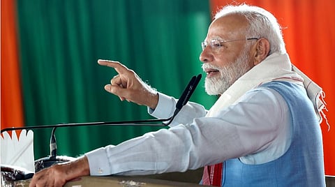 “எஸ்சி, எஸ்டி, ஓபிசி ஒற்றுமைக்கு எதிரானது காங்கிரஸ் கட்சி” - பிரதமர் மோடி