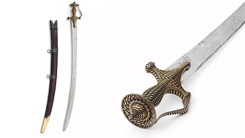 இங்கிலாந்தில் நடைபெற்ற ஏலத்தில் திப்பு சுல்தானின் வாள் ரூ.3.4 கோடிக்கு ஏலம்