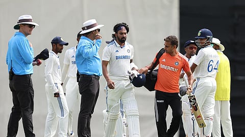 கே.எல்.ராகுலின் முழங்கையை தாக்கிய பந்து: பயிற்சி ஆட்டத்திலிருந்து வெளியேறினார் | AUS vs IND