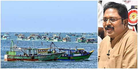 தமிழக மீனவர்களின் படகுகளை இலங்கை கடற்படை பயன்படுத்த அனுமதி - டிடிவி தினகரன் கண்டனம்