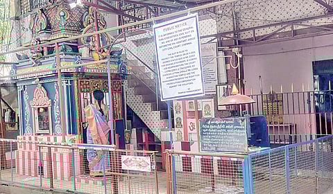 அரும்பாக்கம் ஜானகிராமன் காலனியில் உள்ள பாலவிநாயகர் கோயில். | படம்: ச.கார்த்திகேயன் |