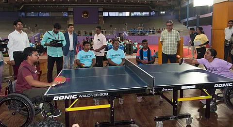 சென்னை ஐஐடியில் மாற்றுத்திறனாளிகளுக்கான விளையாட்டுப் போட்டி