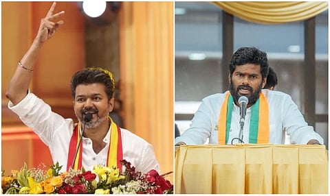 விஜய் குறித்து அண்ணாமலை பேசியது வெளிச்சம் தேடும் முயற்சி: தவெக விமர்சனம்