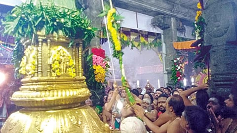 அண்ணாமலையார் கோயிலில் தீபத் திருவிழா கொடியேற்றத்துடன் தொடக்கம்