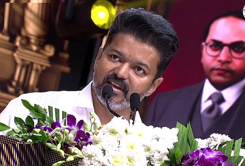 “கூட்டணியில் திருமாவளவனுக்கு நெருக்கடி!” - தவெக தலைவர் விஜய் ஆவேச பேச்சு