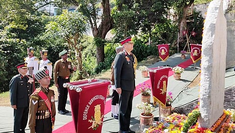 ஜெனரல் பிபின் ராவத் 3-வது ஆண்டு நினைவு நாள்: ஹெலிகாப்டர் விபத்து நேரிட்ட இடத்தில் ராணுவ அதிகாரிகள் அஞ்சலி