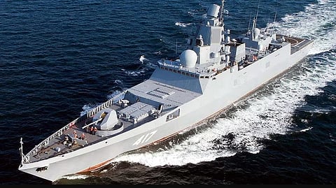 ரஷ்யாவில் அதிநவீன முறையில் கட்டப்பட்ட போர்க் கப்பல்: ஐஎன்எஸ் துஷில் நாளை கடற்படையில் சேர்ப்பு