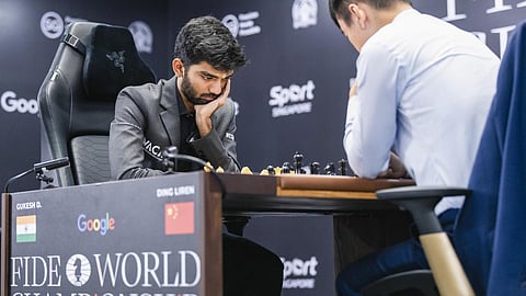 உலக செஸ் சாம்பியன்ஷிப்: 11-வது சுற்றில் குகேஷ் வெற்றி