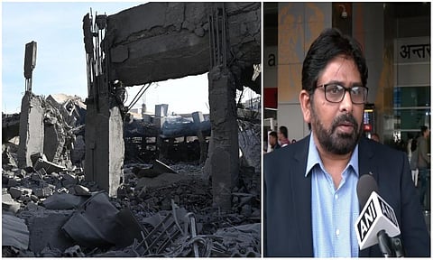 ரவி பூஷண் (வலது)