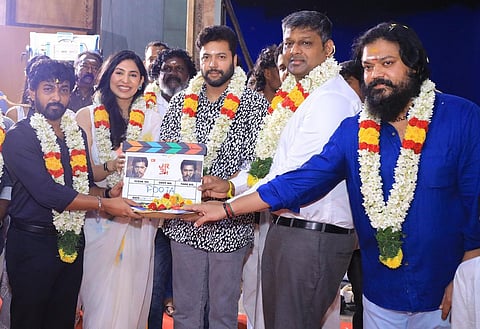 ஜெயம் ரவியின் 34-வது படத்தின் பணிகள் பூஜையுடன் தொடக்கம்