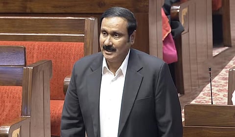 நாடாளுமன்ற மாநிலங்களவையில் பாமக எம்.பி. அன்புமணி ராமதாஸ் உரையாற்றினார்.