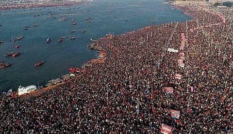 கும்பமேளாவுக்கு தீவிரவாத அச்சுறுத்தல்: உ.பி. போலீஸார் வழக்கு பதிவு