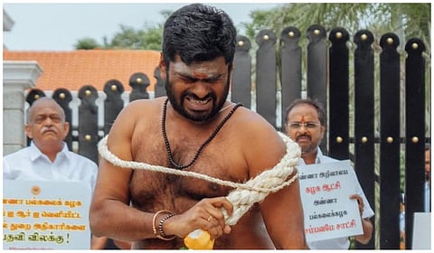 ‘அண்ணாமலையின் சாட்டையடி போராட்டம் தமிழக மக்களின் உணர்வுகளின் வெளிப்பாடு’ - பாஜக