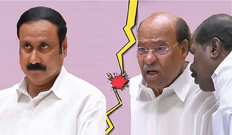 அன்புமணி - ராமதாஸ் மோதல்... பகை மூட்டியது பாஜக கூட்டணி முடிவா?