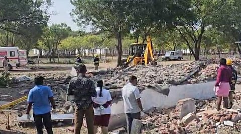 விபத்து நடந்த பகுதி