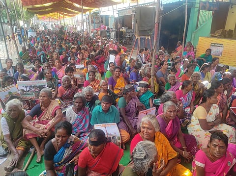 டங்ஸ்டன் திட்டத்தை ரத்து செய்ய வலியுறுத்தி மேலூர் அருகே இருவேறு இடங்களில் போராட்டம்