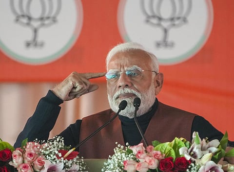 ‘‘மாநில அரசு என்ற பெயரில் பேரழிவையே டெல்லி கண்டது’’ - ஆம் ஆத்மி கட்சி மீது பிரதமர் தாக்கு