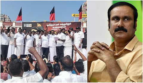 பாமகவுக்கு மறுப்பு; திமுகவுக்கு மட்டும் அனுமதி: காவல்துறைக்கு அன்புமணி கேள்வி