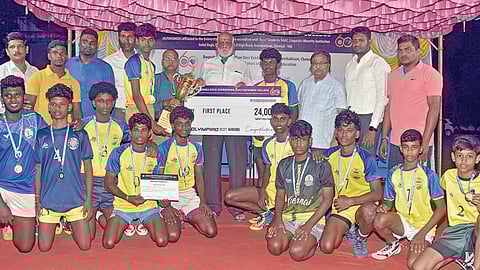 மாநில கபடி போட்டி: சென்னை மேல்நிலைப் பள்ளி சாம்பியன் பட்டம் வென்றது