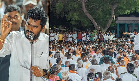 “4,979 ஏக்கரில் எங்கும் டங்ஸ்டன் சுரங்கம் வராது!” - மேலூரில் அண்ணாமலை உறுதி