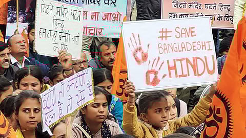 சிறுபான்மையினர் மீதான வன்முறைகள் ‘மத ரீதியிலானவை’ அல்ல: வங்கதேச காவல் துறை விளக்கம்