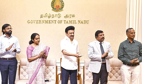 ரூ.277 கோடியில் கோ-ஆப்டெக்ஸ் வளாகம்: முதல்வர் மு.க.ஸ்டாலின் சென்னையில் அடிக்கல் நாட்டினார்