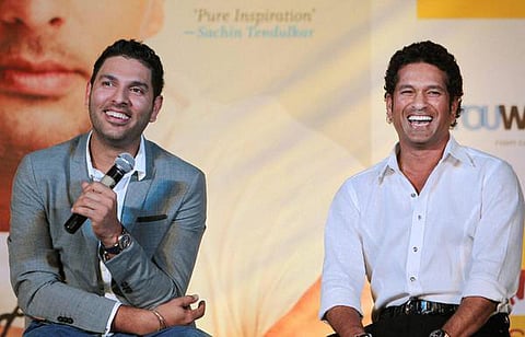 சச்சினுக்கு யுவராஜ் சிங் வாழ்த்து