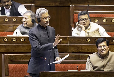 மாநிலங்களவையில் விளக்கம் அளித்த ஜெய்சங்கர்